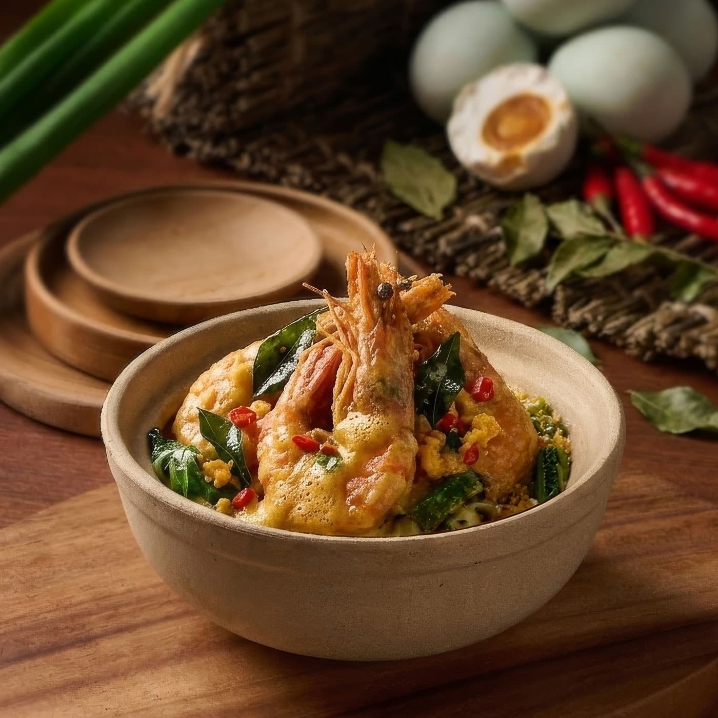 Golden Salted Egg Prawn by DonChef
