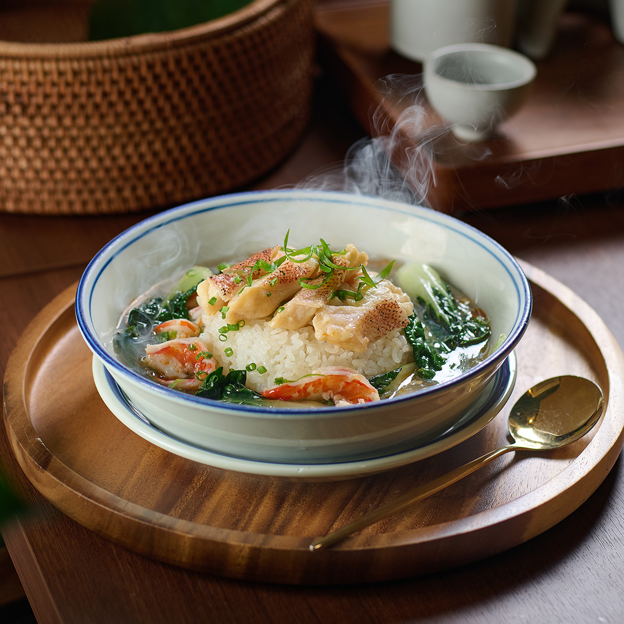 Wild-caught Red Grouper & Prawns by DonChef