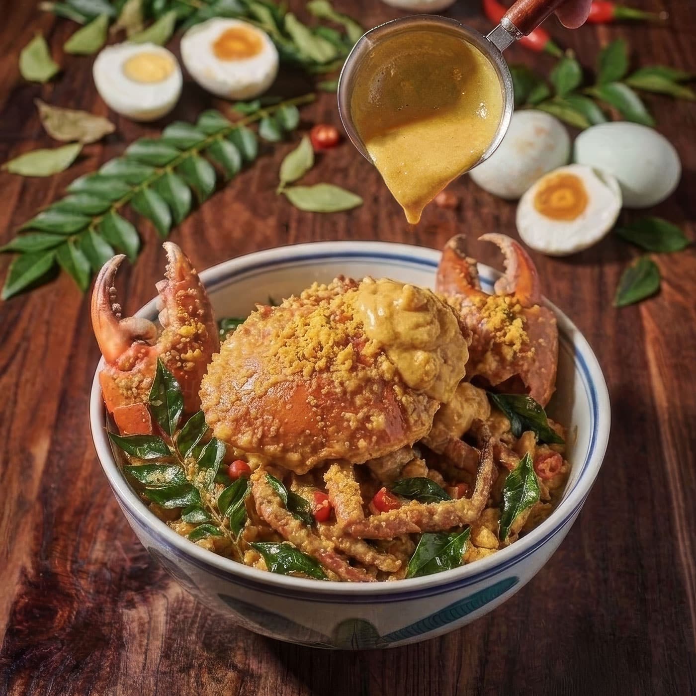 Golden Salted Egg Crab by DonChef