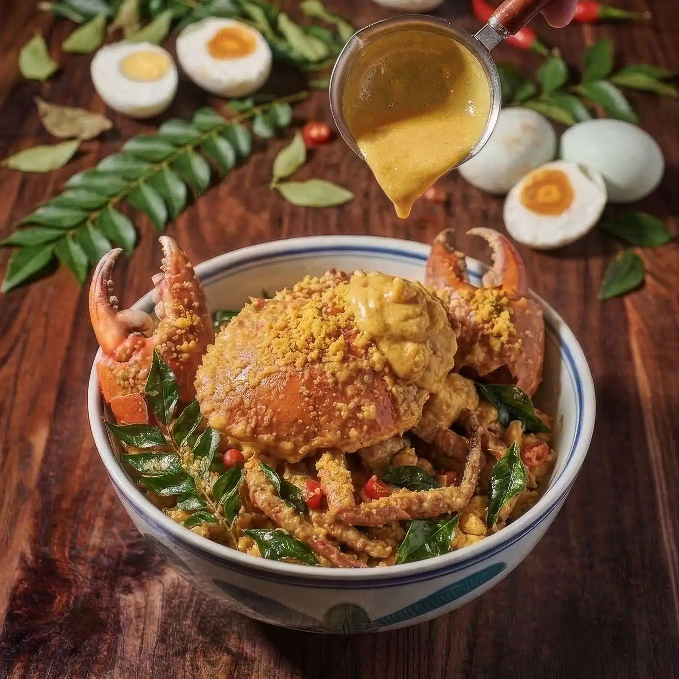 Golden Salted Egg Crab by DonChef